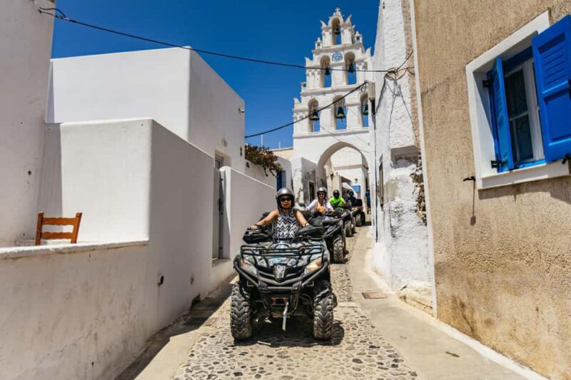 Santorini: ATV Quad Bike Tour with Lunch and Pickup - Key Points