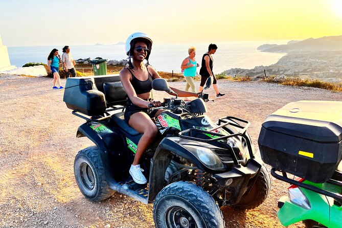 Santorini ATV-Quad Experience Tour + Transportation - Wine Tasting and Light Snacks