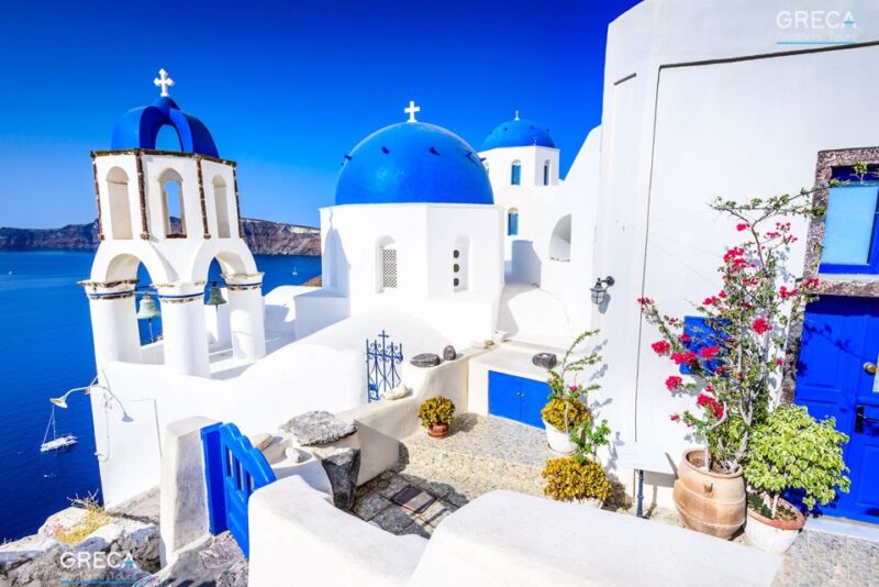Santorini: Blue Domes Private Experience - Scenic Stop at Firostefani’s Three Bells Church