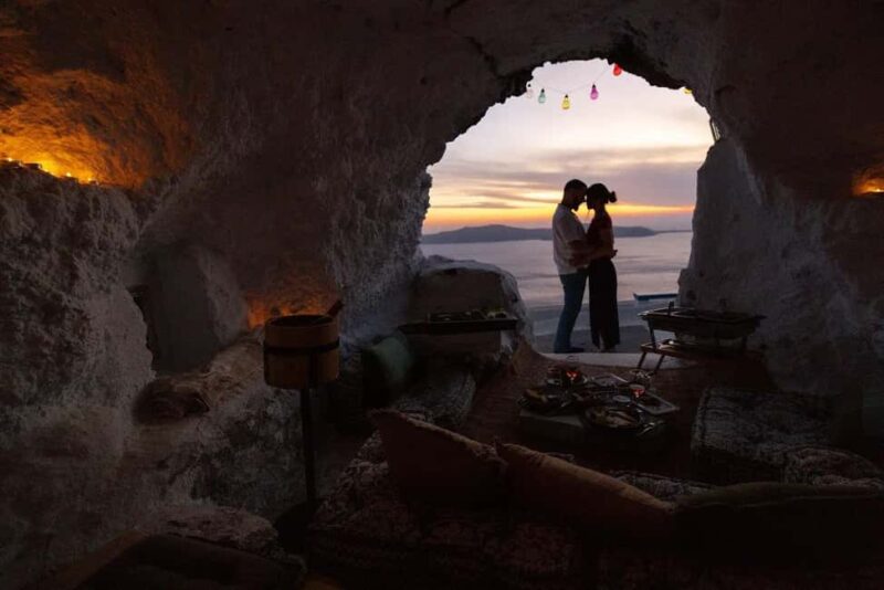 Santorini: Caldera Cave Hike and Dinner - The Romantic Caldera Cave Dining Experience