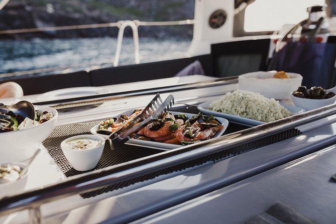 Santorini Caldera Private Sailing Boat Cruise - Passing Palea Kameni and Circumnavigating the Volcano