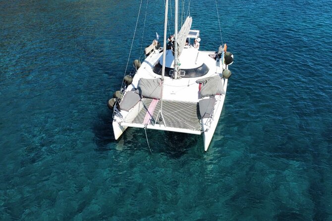 Santorini Catamaran Cruise 5-Hour Private Sailing Experience - Key Points