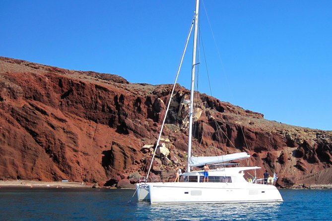 Santorini Catamaran Cruise with Fresh Meal and Open Bar - The Food and Drink Experience