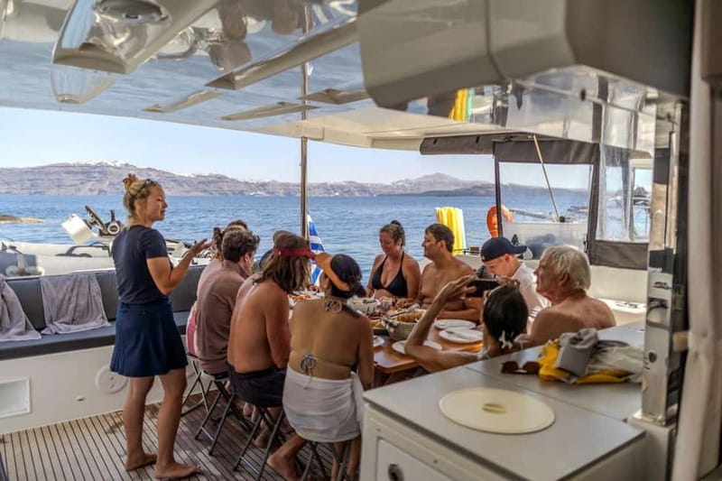 Santorini: Catamaran Cruise with Fresh Meal & Open Bar - Practical Tips and Important Considerations