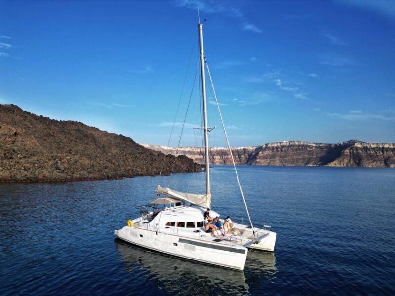 Santorini: Catamaran Cruise with Greek BBQ and Drinks - Comfortable and Well-Equipped Catamaran Fleet