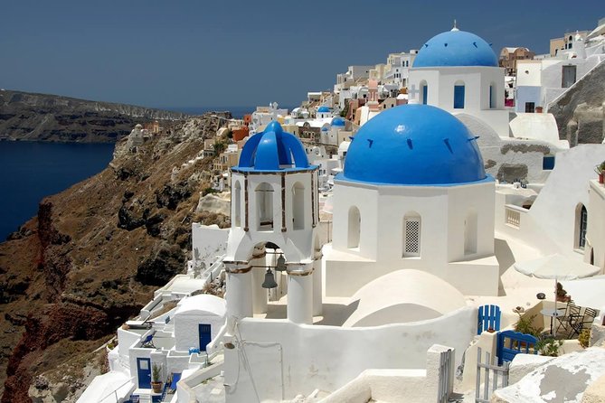 Santorini Classic Private Tour - Firostefani’s Iconic Blue Dome and Caldera Views