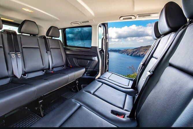 Santorini Elegance:Premium Transfer Services for Airport and Port - Affordable Luxury at $29.93 Per Person