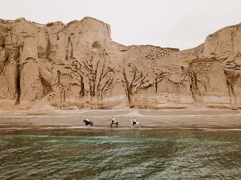 Santorini: Extreme Horse Safari with Beach Gallop - Views from the Cliff-Top and Canyons
