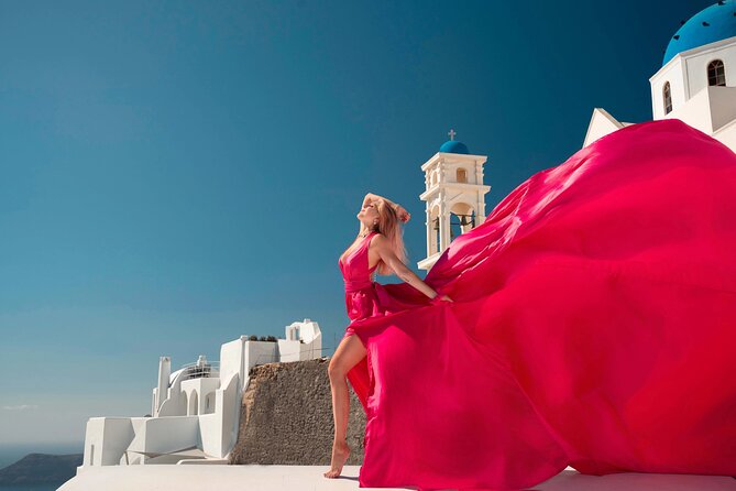 Santorini Flying Dress Experience - What Makes Imerovigli the Perfect Photoshoot Location