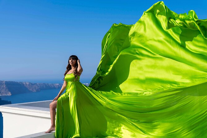 Santorini Flying Dress Experience - Selecting from 1 to 25 Flying Dresses