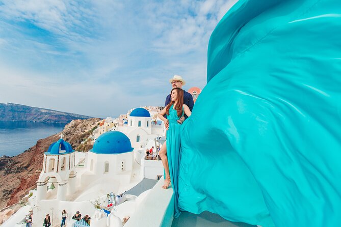 Santorini flying dress photo - What Sets This Tour Apart