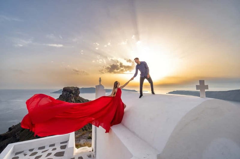 Santorini: Flying Dress Photo © Photoshoot "Express Package" - Whats Included in Your Photoshoot Package