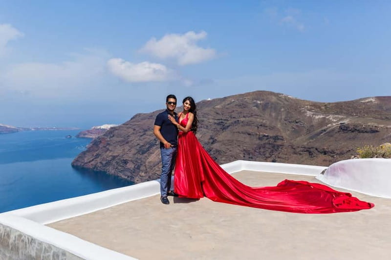 Santorini: Flying Dress Photoshoot - Pricing and Booking Flexibility