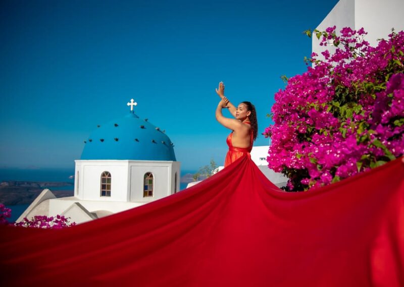 Santorini: Flying Dress Photoshoot - How the Photoshoot is Organized