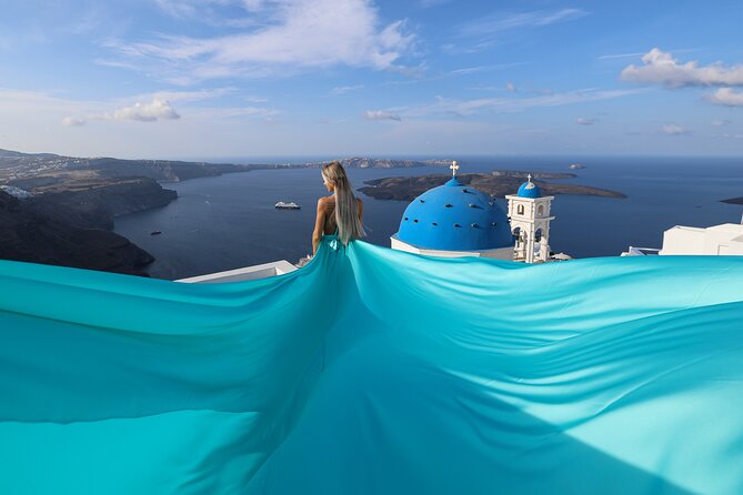 Santorini Flying Dress Photoshoot  Private Tour & Photos - What Sets This Tour Apart from Others