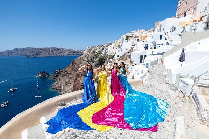 Santorini: Flying Dress Professional Photography *Dress Included* - Practical Details and Meeting Points