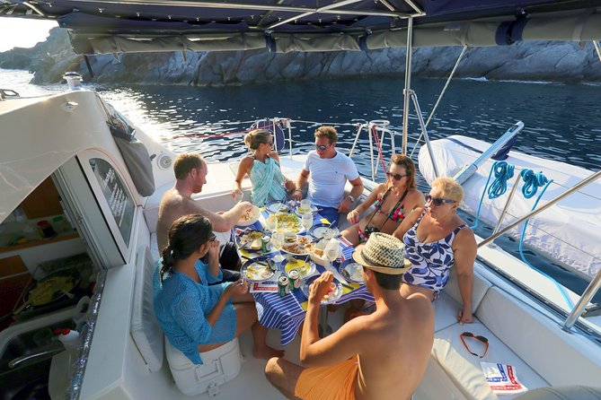 Santorini Full Day Catamaran Private Cruise incl. Meal, Drinks & Free Transport - Thirassia: A Traditional Village Experience