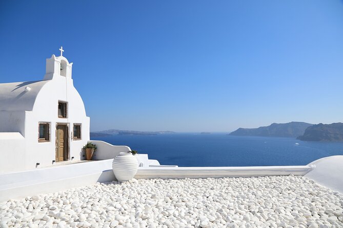 Santorini Full-Day Tour from Heraklion Crete - Visiting the Volcanic Red Beach at Akrotiri