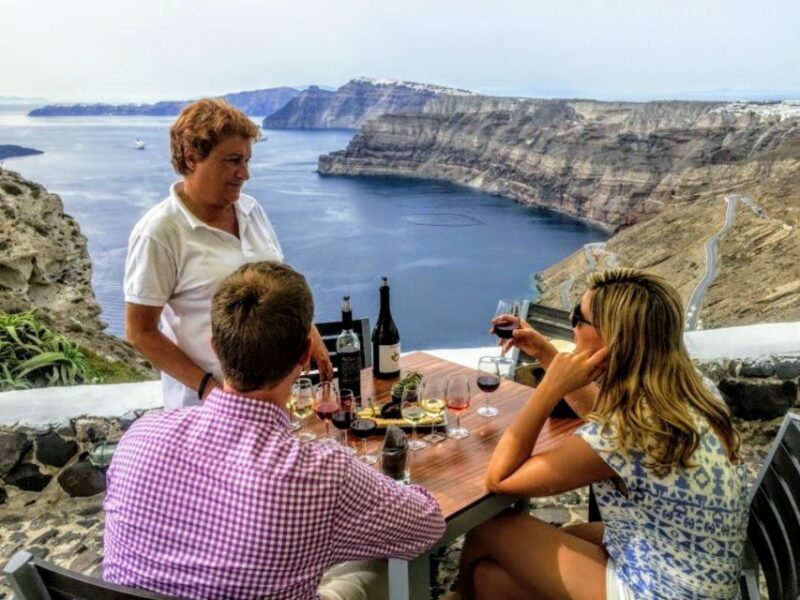 Santorini: Guided Tour to 3 Wineries with Wine Tastings - Scenic Views and Photo Opportunities