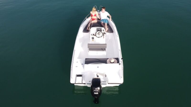 Santorini: Half-Day Boat Rental Without License - Setting Sail from Santorinis Coastline