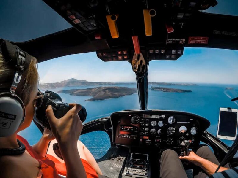 Santorini Helicopter Tour 20 minutes - Stunning Aerial Perspectives of Santorini’s Caldera and Villages