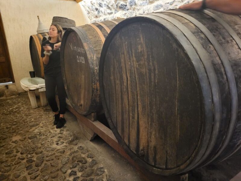 Santorini: Hidden Gems Tour and Wine Experience with Tasting - The Heart of Santorini: A Hidden Rock Formation with a View