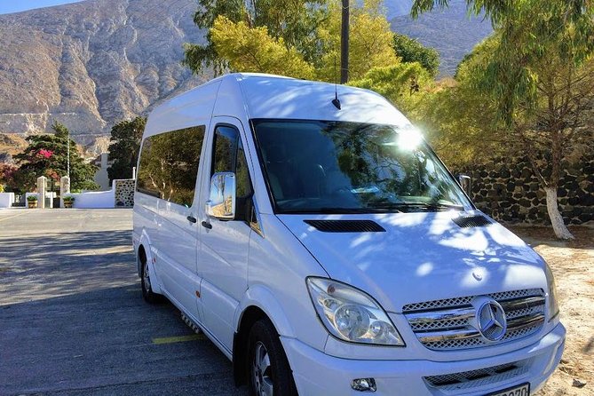 Santorini Hotel-Villas Transport & Transfer Services - The Modern Fleet: Comfort and Capacity