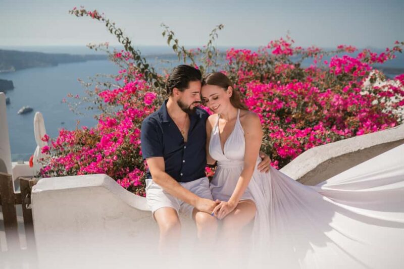 Santorini: Imerovigli Professional Photoshoot in Blue Dome - The Photoshoot Duration and Flexibility