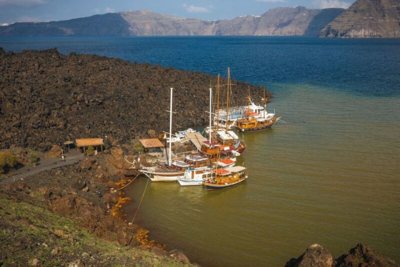 Santorini Island Bus Tour and Caldera Sunset Cruise - Sunset in Ia: The Perfect Finish