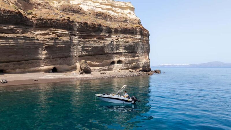 Santorini: License-Free Motor Boat Rental -Full or Half Day - Exploring Thirasia and Ammoudi with Flexibility