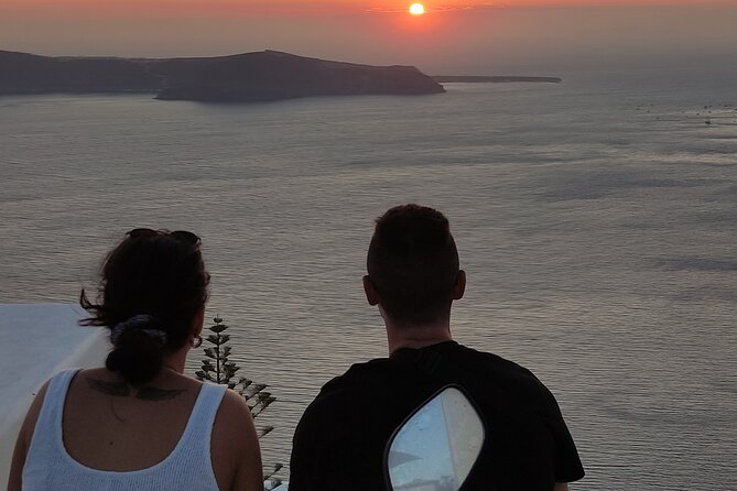 Santorini Local Tour - Relaxing at Perissa Black Sand Beach