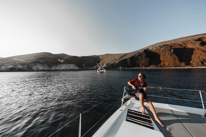 Santorini Luxury Catamaran Private Cruise - Convenient Meeting Point and Easy Booking