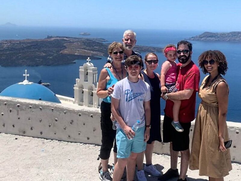 Santorini Panoramic Firostefani & Oia Blue Dome Private Tour - Key Points