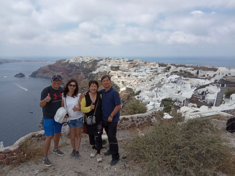 Santorini Panoramic Firostefani & Oia Blue Dome Private Tour - Logistics: Pickup, Transport, and Tour Comfort