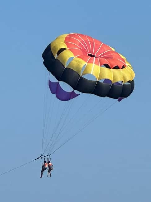 Santorini: Parasailing ExperiencePerissa,Perivolos,St.George - From the Black Beach to the Aegean Sky: The Route and Locations