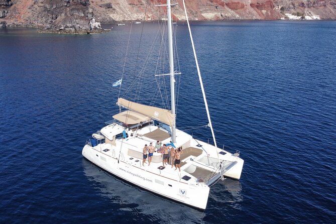 Santorini Platinum Catamaran Cruise with Meal, BBQ and Open Bar - The Crew and Atmosphere: Personal and Friendly