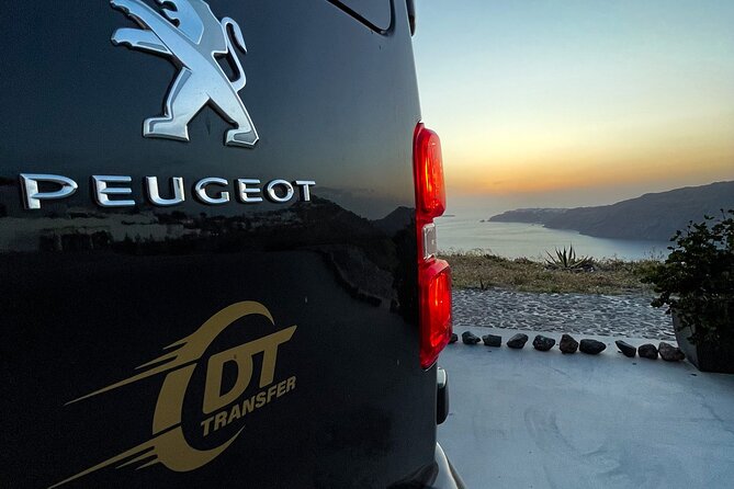 Santorini Private Airport/Port Transfers - How the Private Transfer Service Works for Arrivals and Departures