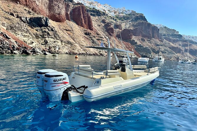 Santorini private boat tour - Experience the Beauty of Santorini on a Private Boat Tour for Up to 8 Guests