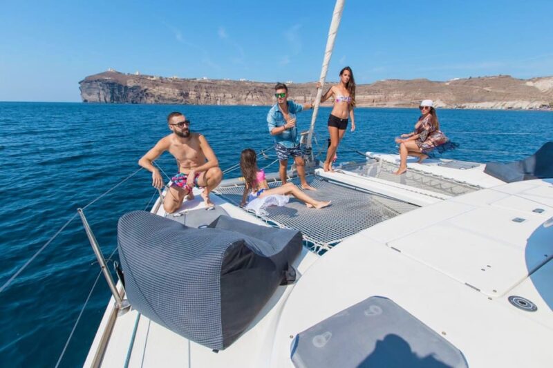 Santorini: Private Catamaran Cruise with Food & Drinks - Pricing and What’s Included