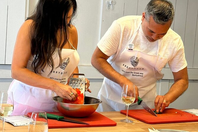 Santorini Private Cooking Class and Island Tour Experience - Tasting Local Wines at Anhydrous Winery