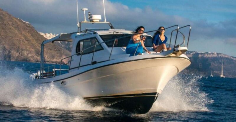 Santorini Private Cruise boat fishing tour - BBQ, Snorkeling - Key Points