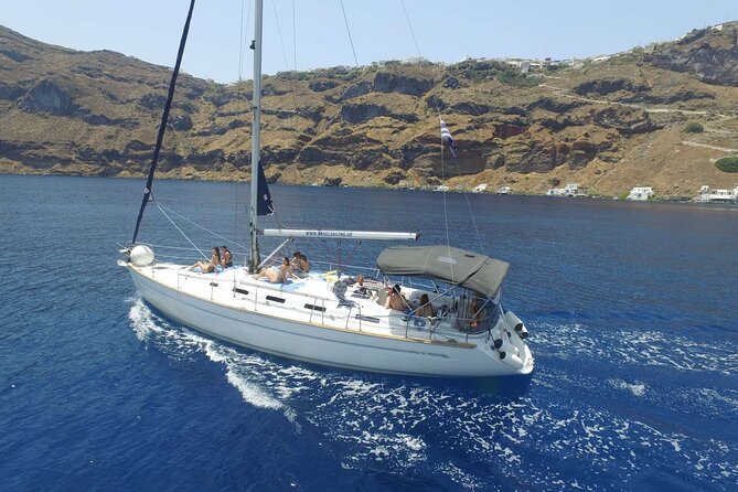Santorini Private Daytime Sailing Cruise with Meal, Drinks &Transfer included - Departing from Vlychada Port for an Iconic Sail