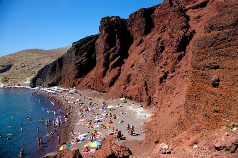 Santorini Private Half Day Tour - Relaxing at Black Beach for Scenic Views and Photos
