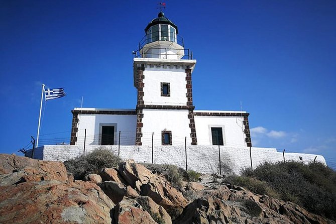 Santorini Private Instagram Tour - Akrotiri Lighthouse and the Blue Aegean