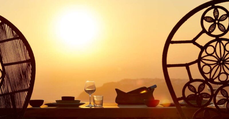 Santorini: Private Romantic Sunset Dinner with Caldera View - Enhancing the Sunset Dinner with Optional Extras