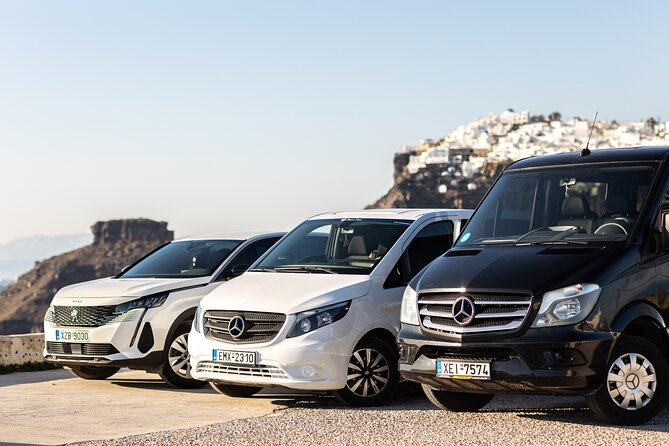 Santorini: Private Transfers To / From The Port Athinios - Meeting Point Located in Fira, the Heart of Santorini