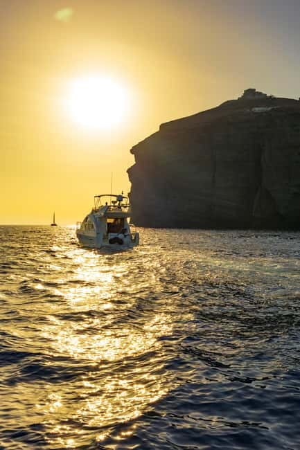Santorini: Private Yacht Experience of Timeless Elegance - Scenic Stops and Landmarks Along the Route