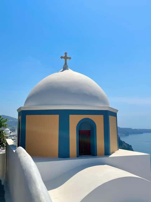 Santorini: Professional Blue Domes Photoshoot & Wine Tasting - Starting with Convenient Island-Wide Pickup and Drop-off