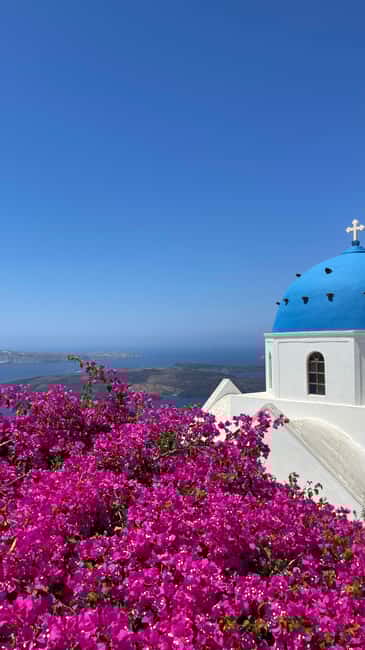 Santorini: Professional Blue Domes Photoshoot & Wine Tasting - The Professional Photoshoot Experience in Santorini