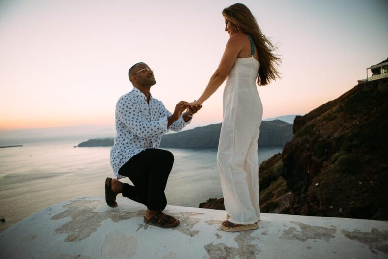 Santorini Proposal: A Luxury Photoshoot for Your Yes! Moment - Additional Photos and Celebration After the Proposal
